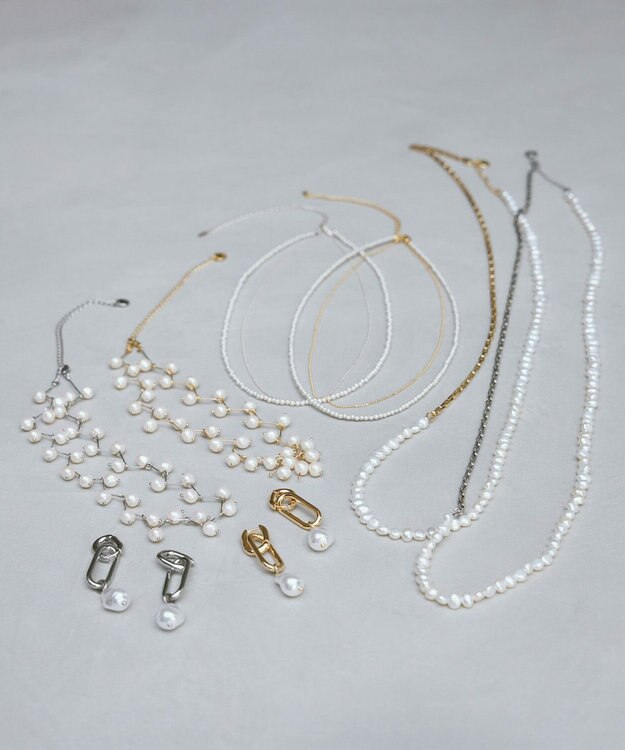 ICB 【2WAY】ループコンビピアス シルバー系