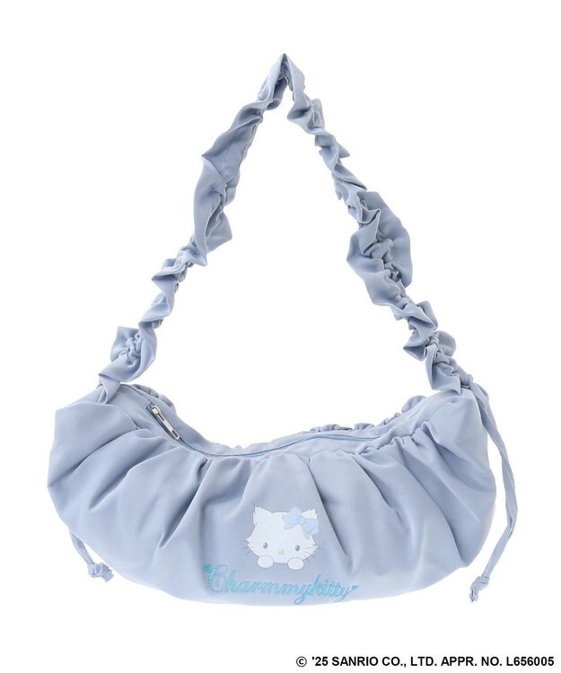 Green Parks チャーミーキティ／ラメロゴショルダーバッグ Light Blue