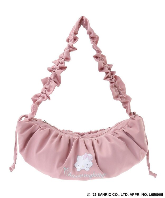 Green Parks チャーミーキティ／ラメロゴショルダーバッグ Pink