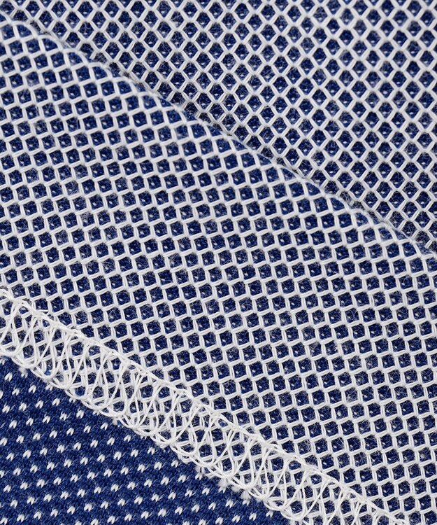 JOSEPH ABBOUD 【キングサイズ・オーガニックコットン】長袖ダディポロシャツ ブルー系