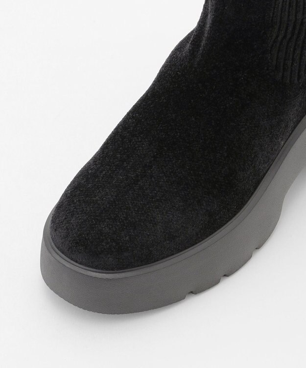 steppi 【VERY掲載 / 撥水 / 洗える】厚底 ウォームブーツ ブラック