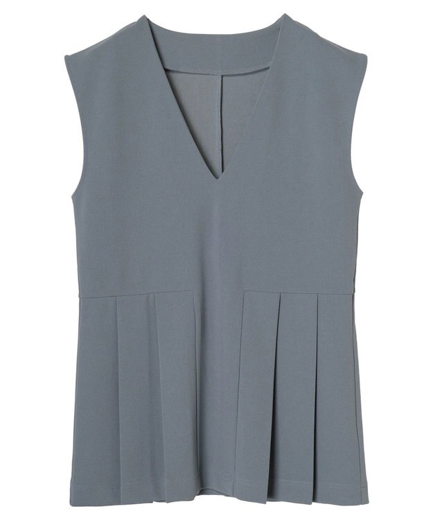 Green Parks ・Ｐｅｔｉｔ　Ｆｌｅｕｒ　サイドプリーツベスト Blue