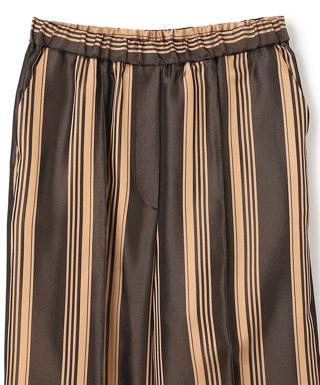 JOSEPH ビッグストライプ　キャロットトラウザーズ Beige/black