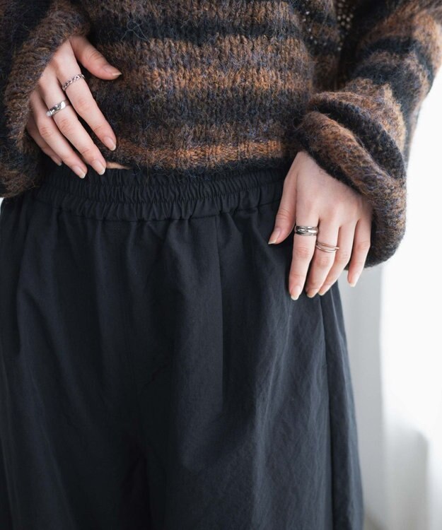 WEGO イージーカーブパンツ ブラック