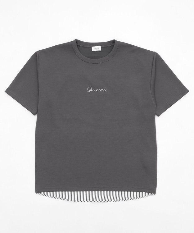 WEGO シャツドッキングT（SS） ブラック中濃色