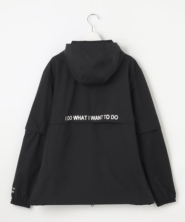 PW CIRCULUS 【撥水加工/ストレッチ】【MEN】2Way デタッチャブルブルゾン（長袖/半袖）  ゴルフ ブラック系