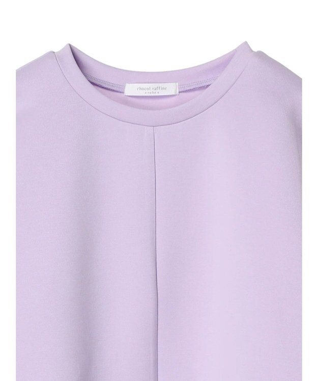 Green Parks クルーネックダンボールプルオーバー Purple