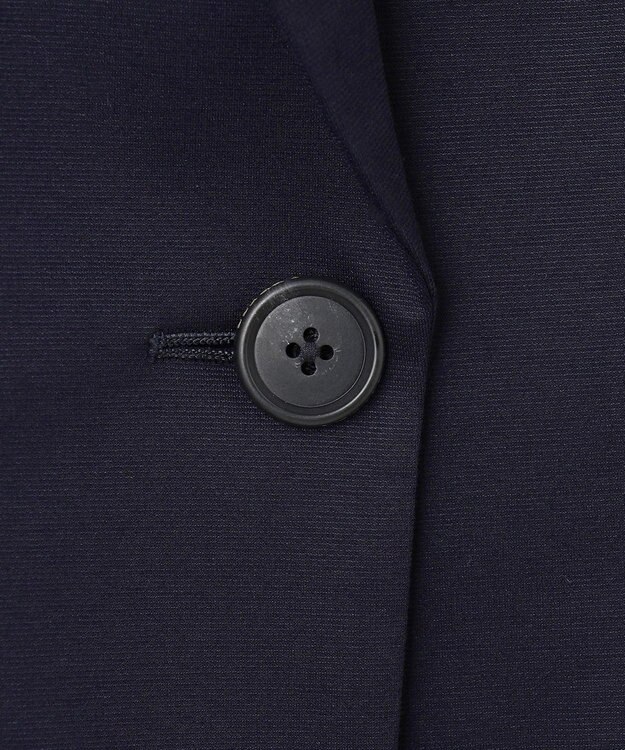 J.PRESS LADIES 【セットアップ対応・洗える・抗菌防臭】T/Cポンチ テーラード ジャケット ネイビー系