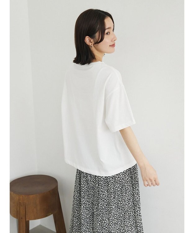 Green Parks エンブレムロゴボックスＴシャツ Off White