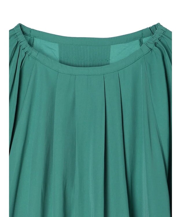 CRAFT STANDARD BOUTIQUE ピンタックホイップスリーブブラウス Green
