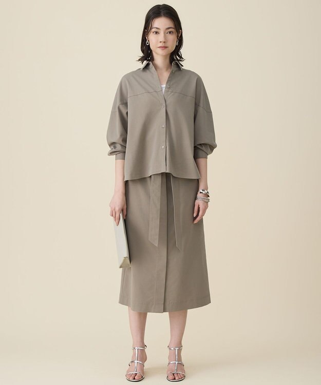 自由区 【SHIHOさん着用・重ね付けにもおすすめ】ラウンドグレイン ネックレス マットシルバー