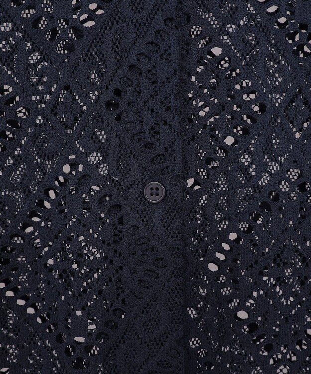 AMERICAN HOLIC レース長袖シャツ Navy