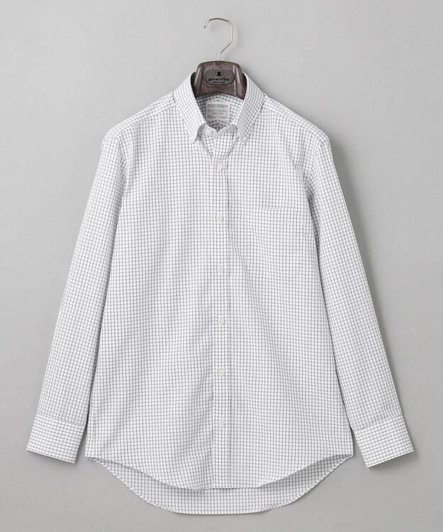 GOTAIRIKU 【形態安定】PREMIUMPLEATS_ボタンダウンカラー 通年ドレスシャツ ライトグレー系4