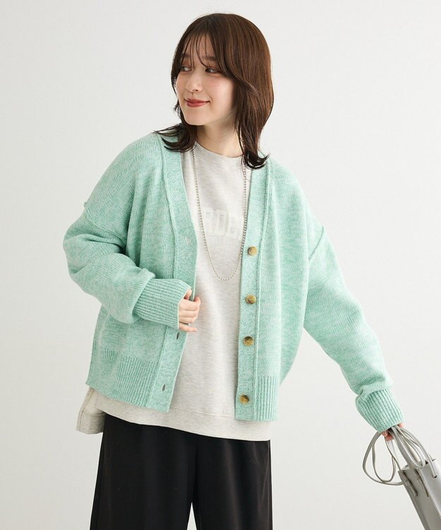 Green Parks ＭＩＸニットカーディガン Green