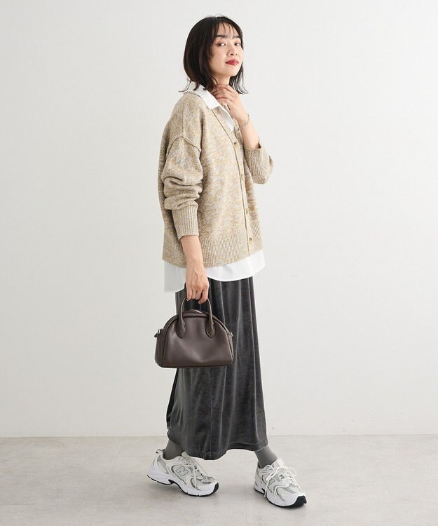 Green Parks ＭＩＸニットカーディガン Beige