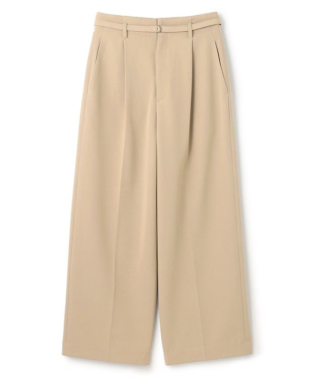 UNFILO イージーチノ ベルト付きパンツ ベージュ