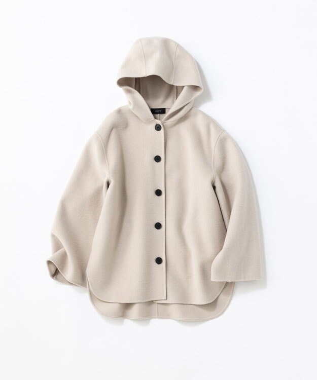 JOSEPH ウーループ　フーディーコート Beige