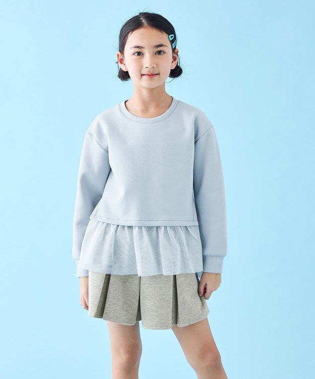 UNFILO 【110-150cm】BEAUTY FORM JERSEY スコート グレー