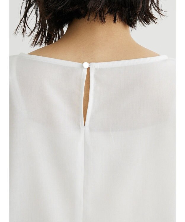 Green Parks ティアード袖ブラウス Off White