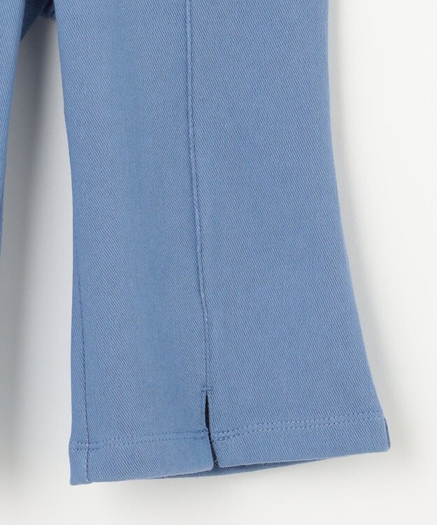 組曲 KIDS 【80-100㎝】フレアーデニムニット パンツ サックスブルー系