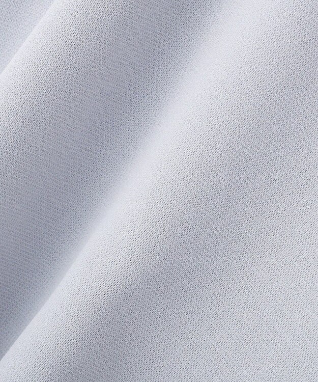 YECCA VECCA 2way襟付きレースニット Grayish Blue