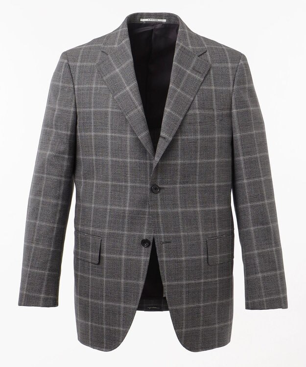 J.PRESS MEN 【CUBA BEACH MASTERPIECE】シルクツイストミックスチェック スーツ グレー系4