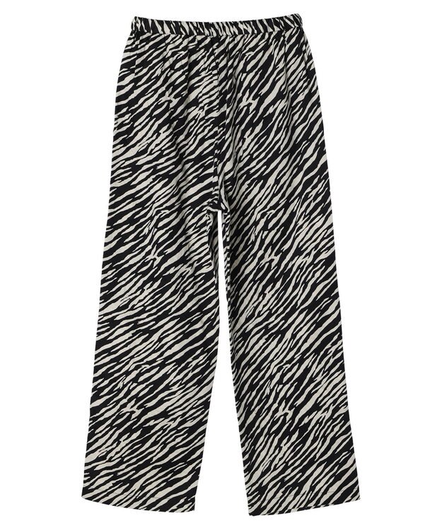 AMERICAN HOLIC ゼブラプリントリラックスパンツ Black