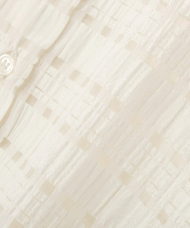 AMERICAN HOLIC シアーチェックシャツ Ivory