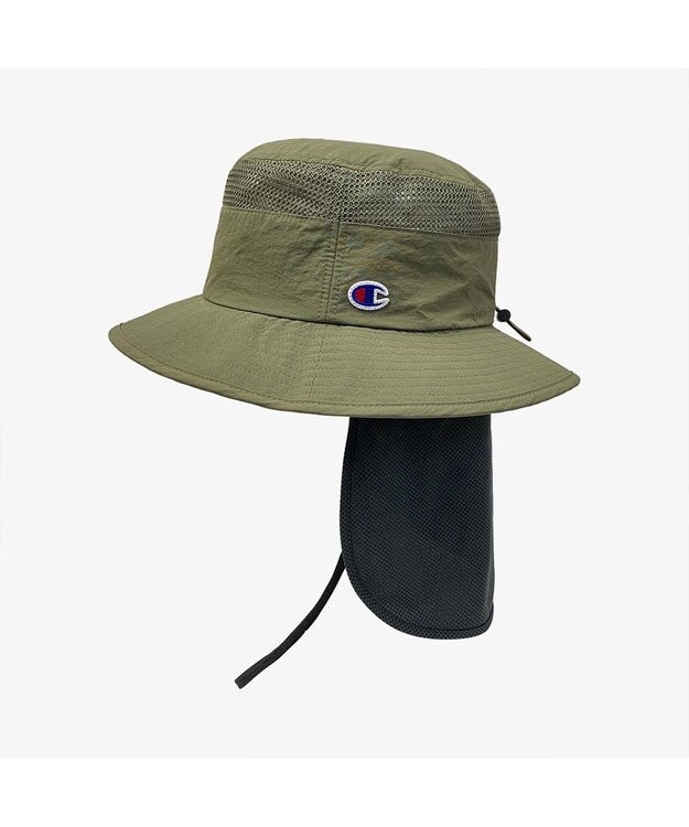 林八百吉商店 Champion　サンシールドアドベンチャーハット カーキ