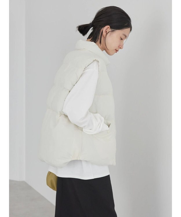AMERICAN HOLIC キルポカリバーシブルショートベスト Ivory
