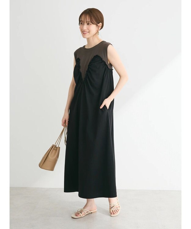 Green Parks ・ＳＵＧＡＲ　ＳＰＯＯＮ　【ＣＯＯＬ】ドッキングワンピ Charcoal Gray