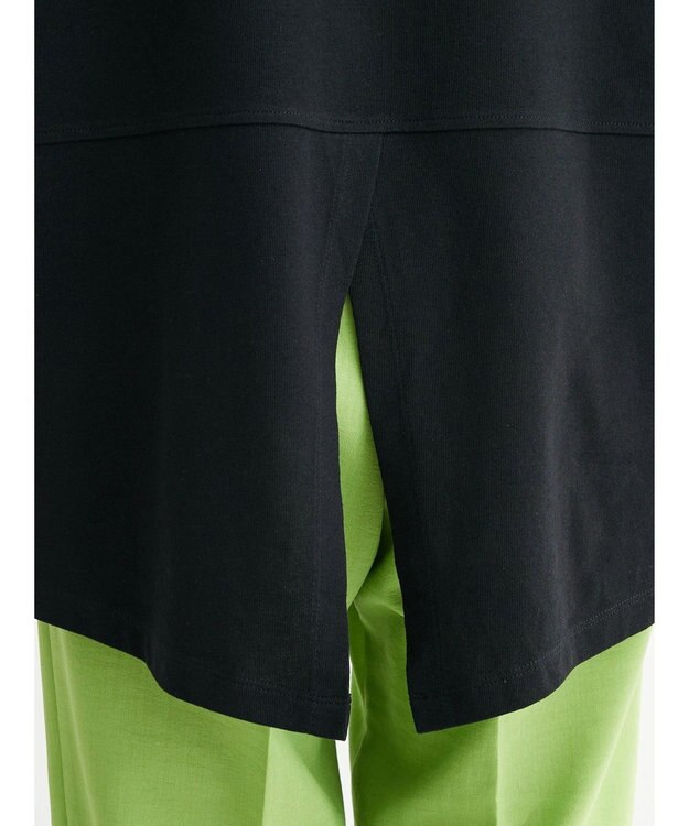 Green Parks バックスリットカットチュニック Black