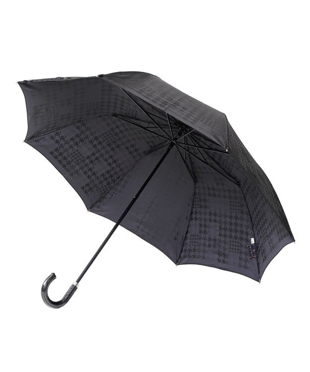 槇田商店 monotone 千鳥チェック ブラック 折りたたみ傘 クロ