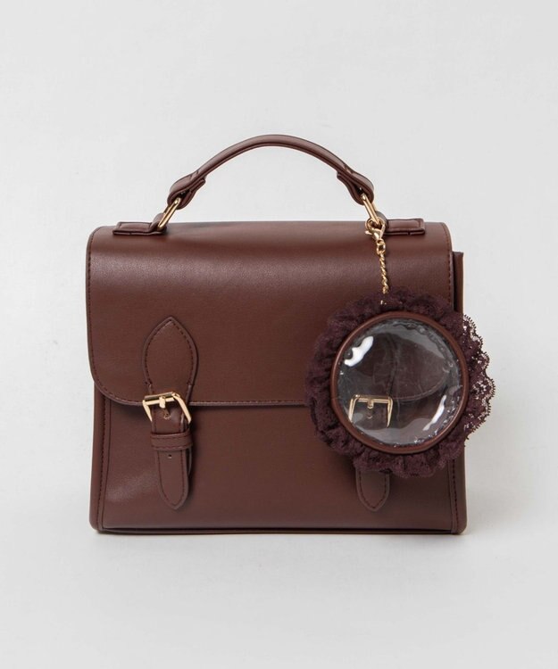 WEGO 【痛バ＆推し活グッズ】サッチェル痛ショルダー ブラウン