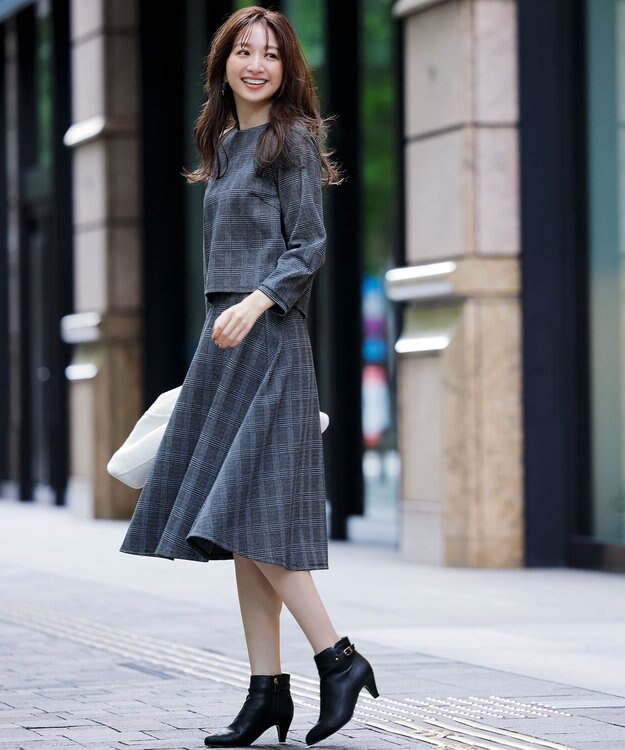 ANY SIS 【23.0~24.5cm】ナローベルトショート ブーツ ブラック