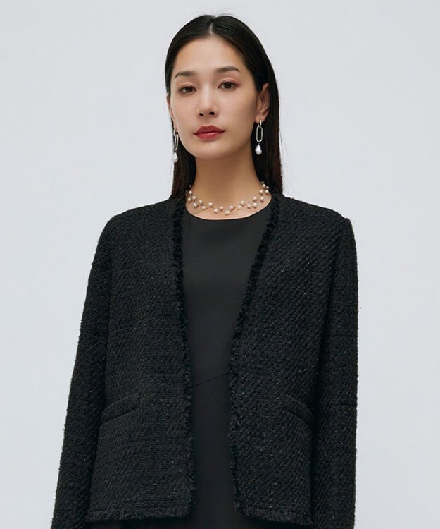 ICB パールショートネックレス シルバー系