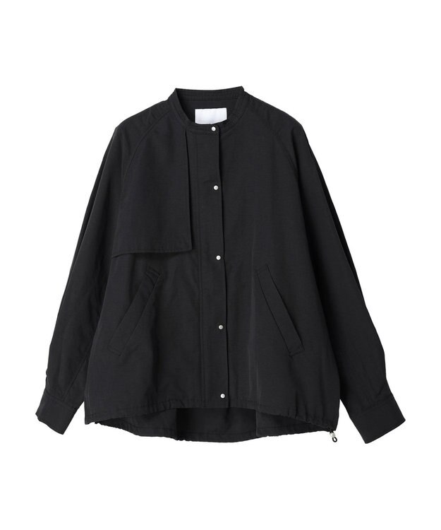 CRAFT STANDARD BOUTIQUE 綿ナイロングログランブルゾン Black