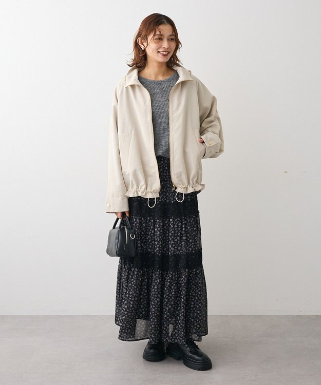 Green Parks コクーンマウンテンパーカー Light Beige