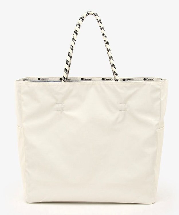 LeSportsac LARGE 2 WAY TOTE/2ウェイスレートブルー/パールシャイン 2ウェイスレートブルー/パールシャイン