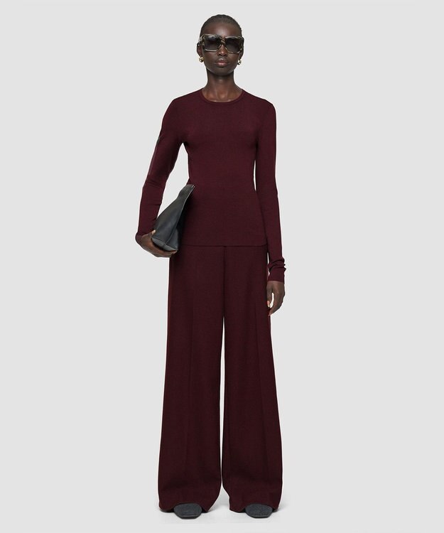 JOSEPH 【洗える】シルクストレッチトップ Maraschino