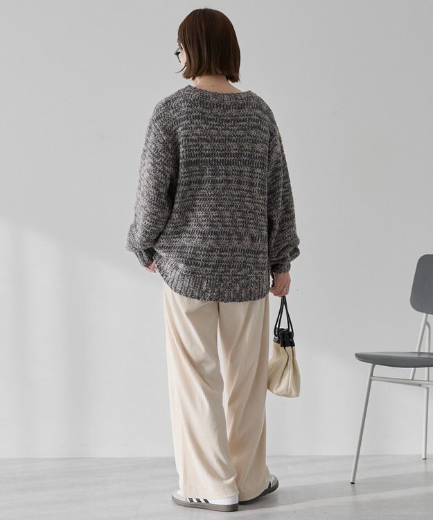 AMERICAN HOLIC カットコーデュロイパンツ Ivory