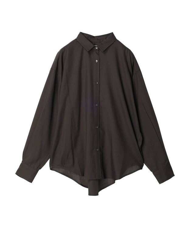 AMERICAN HOLIC イージーケアバックタックシャツ Charcoal Gray