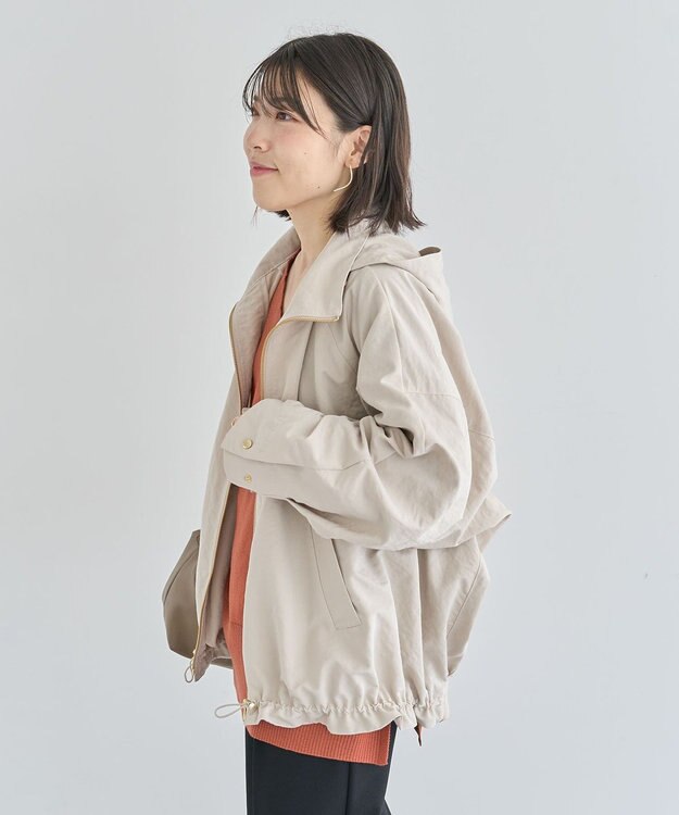 Green Parks コクーンマウンテンパーカー Light Beige