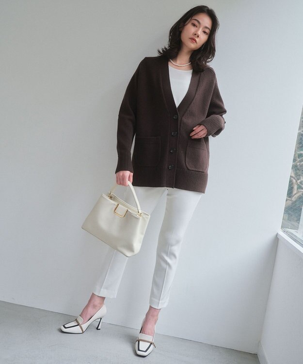 BEIGE， 【セットアップ対応】LUIZA / クロップドパンツ White