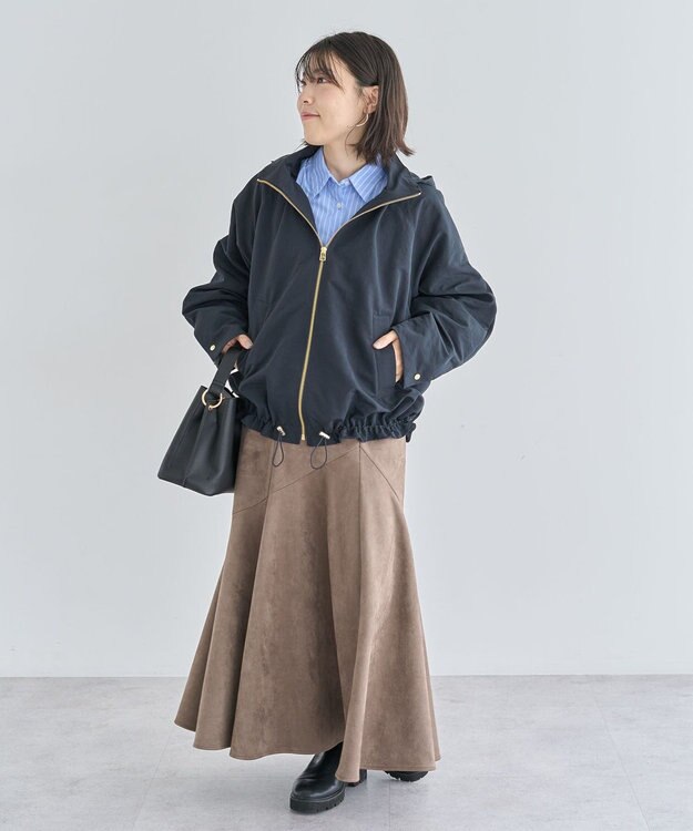 Green Parks コクーンマウンテンパーカー Dark Navy