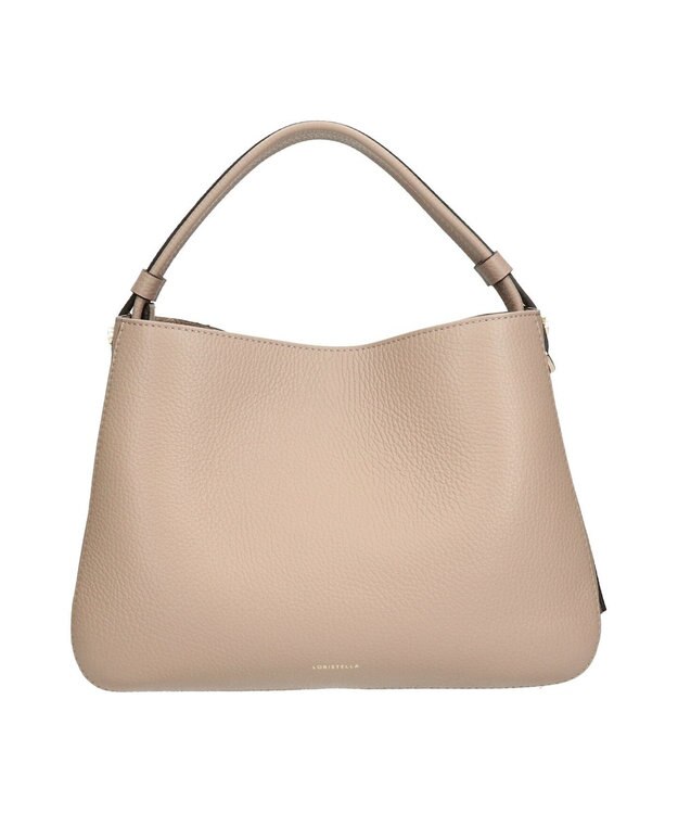 INTER-CHAUSSURES 【LORISTELLA】ミディアムサイズレザーハンドバッグ オーク