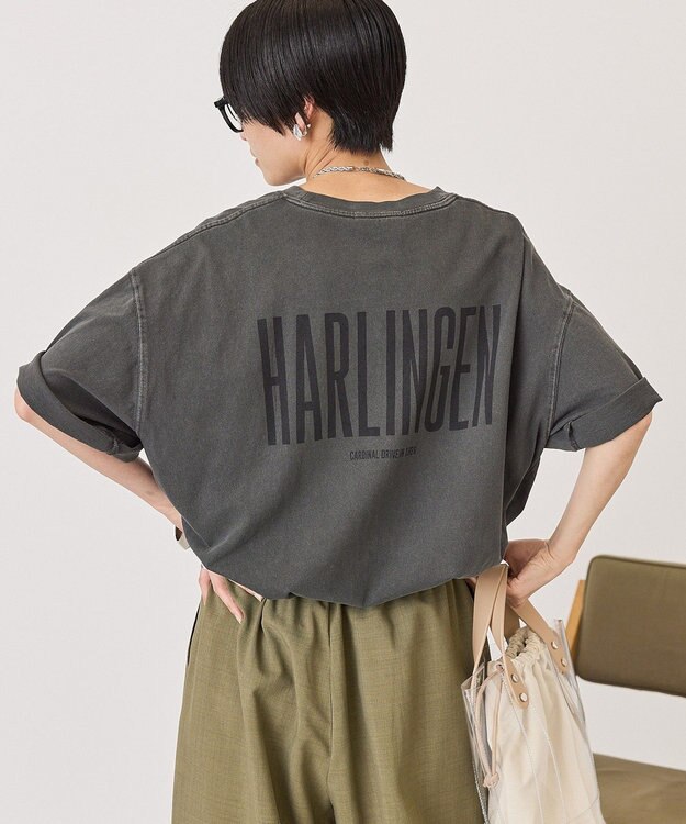 AMERICAN HOLIC バックロゴルーズＴシャツ Charcoal Gray