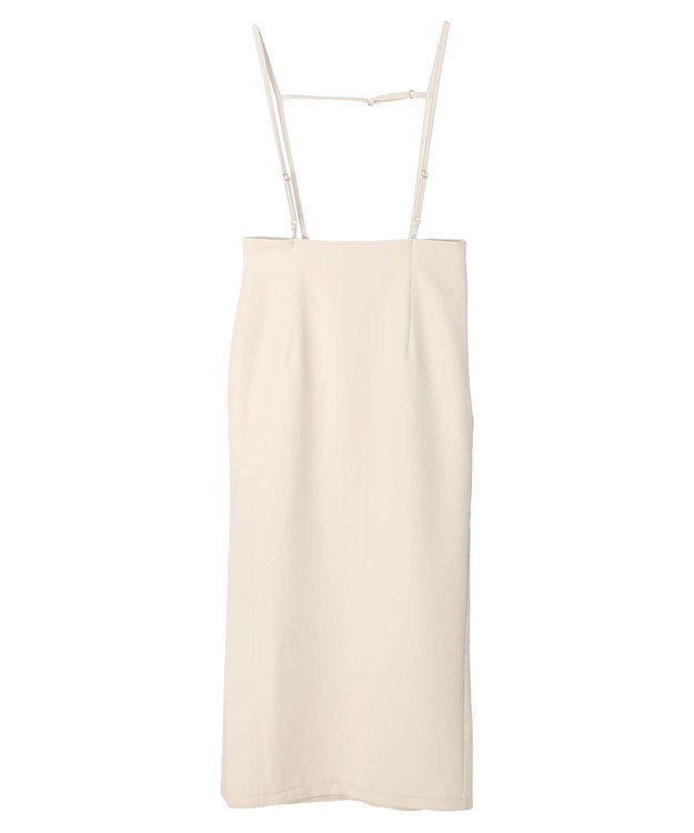 earth music&ecology マルチＷＡＹサス付タイトスカート Ivory