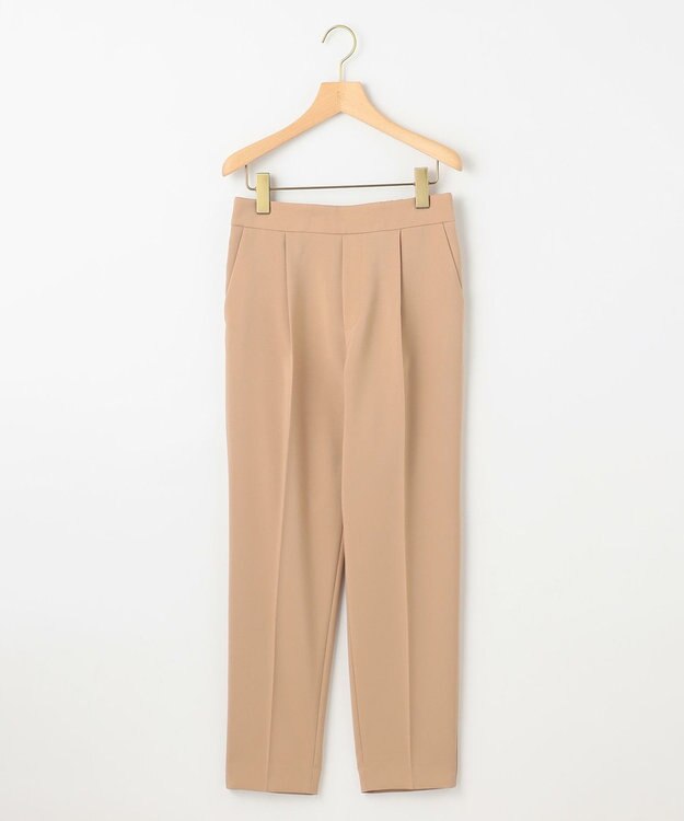 組曲 【ストレッチ・イージーケア】オシャクロス テーパードパンツ ベージュ系