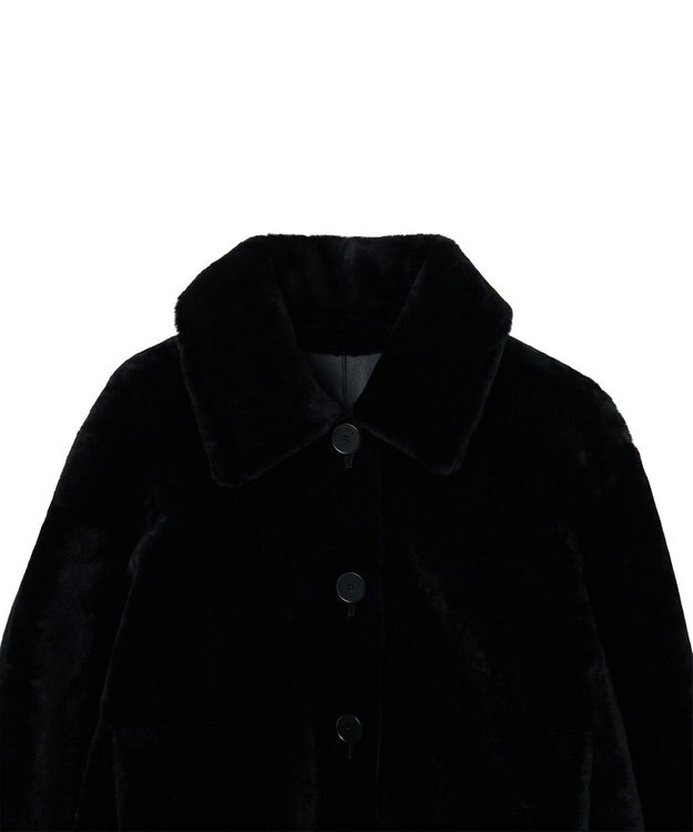 JOSEPH リバーシブル ソフトシアリングジャケット Black